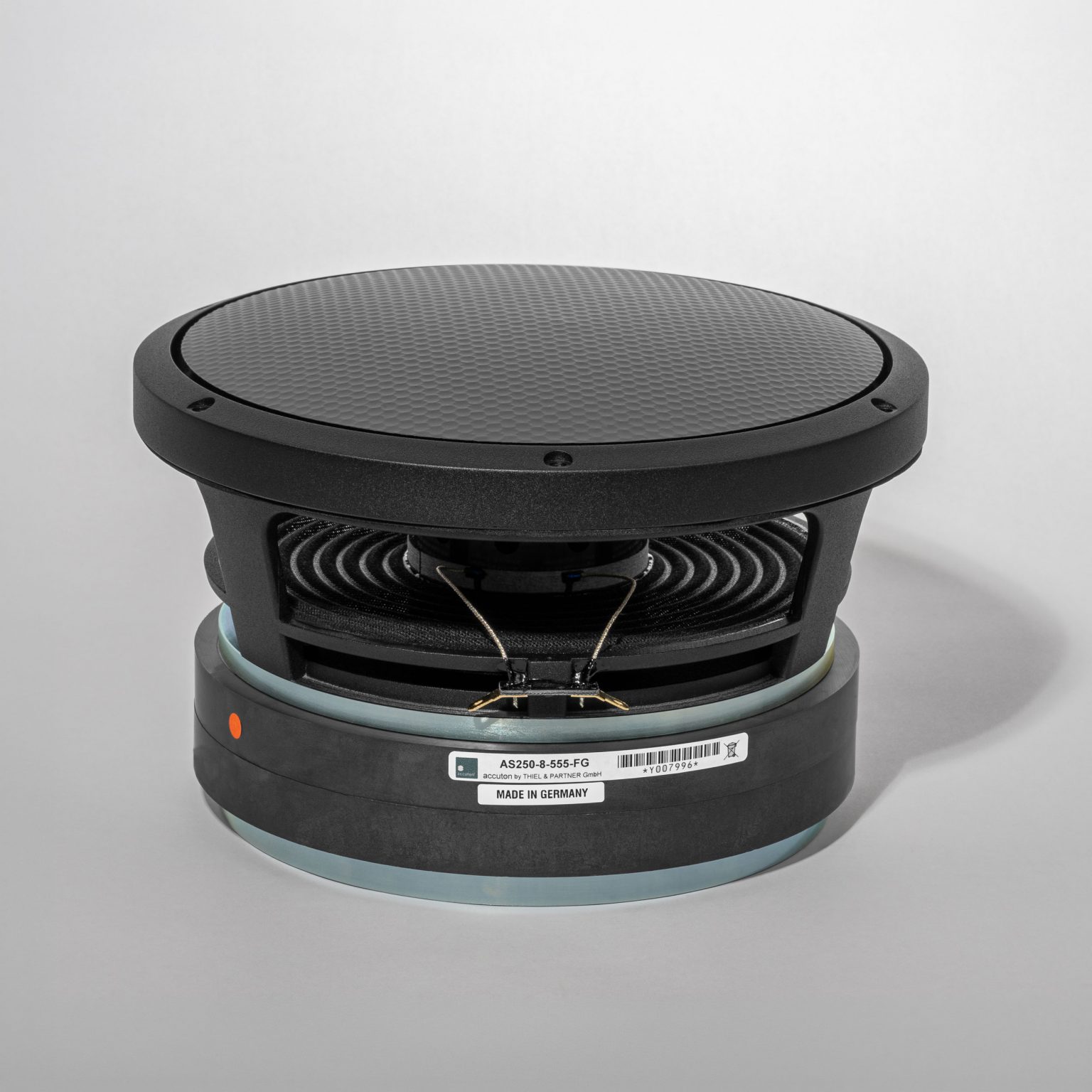 Accuton AS250-8-555-FG grauer Hintergrund Format: 2500 x 2500