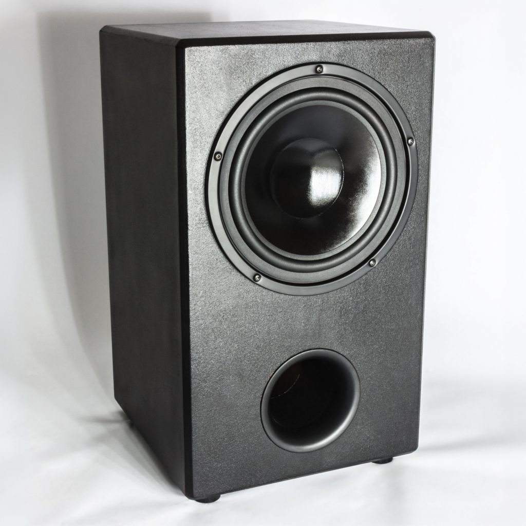Donez Subwoofer grauer Hintergrund Bildformat 2500 x 2500