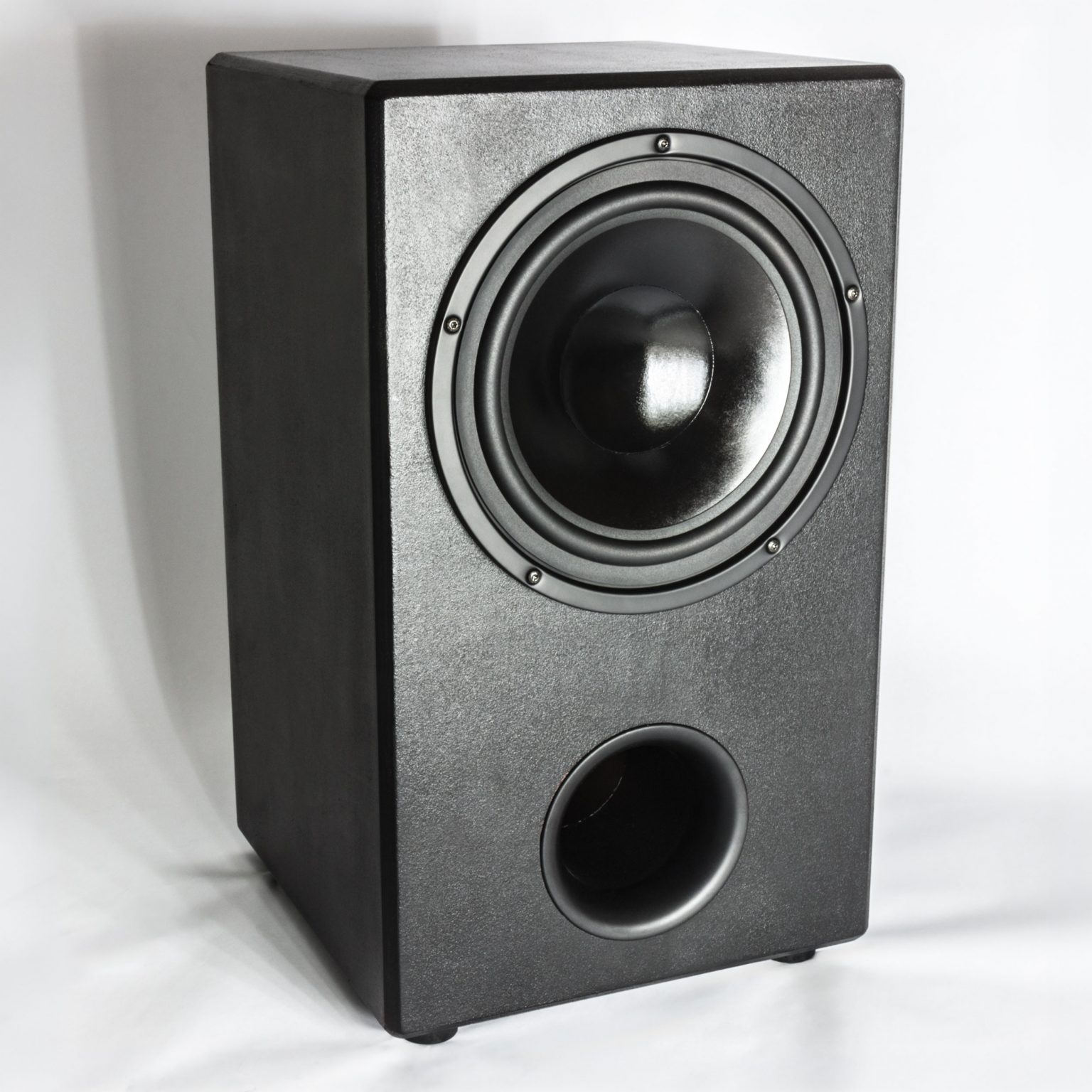 Donez Subwoofer grauer Hintergrund Bildformat 2500 x 2500