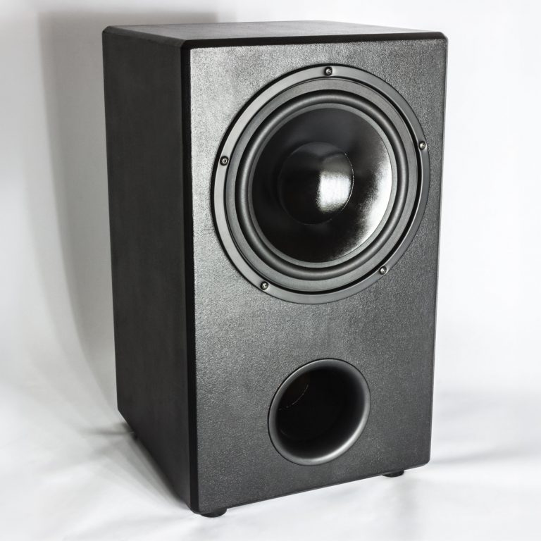 Donez Subwoofer grauer Hintergrund Bildformat 2500 x 2500