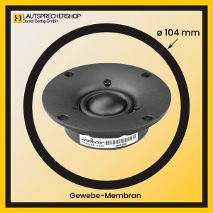 Chassis Gewebe-Membran Außendurchmesser d =104mm Bildformat 2500x2500 Pixel